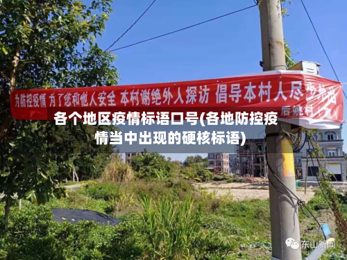 各个地区疫情标语口号(各地防控疫情当中出现的硬核标语)-第2张图片