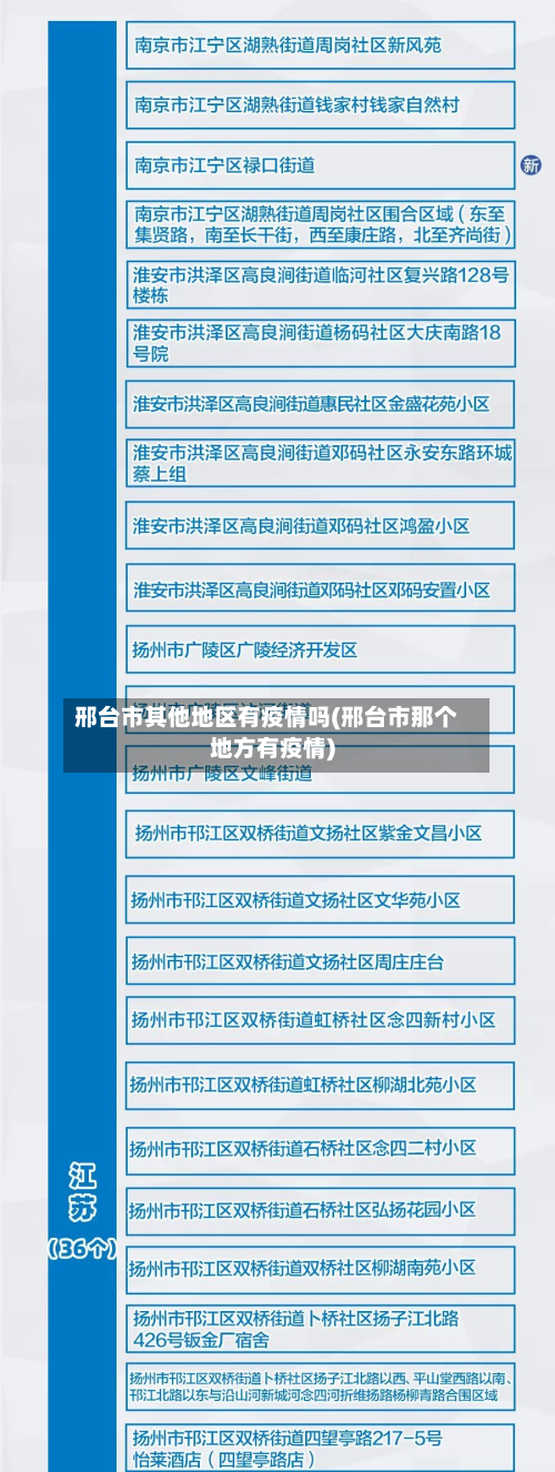 邢台市其他地区有疫情吗(邢台市那个地方有疫情)-第2张图片