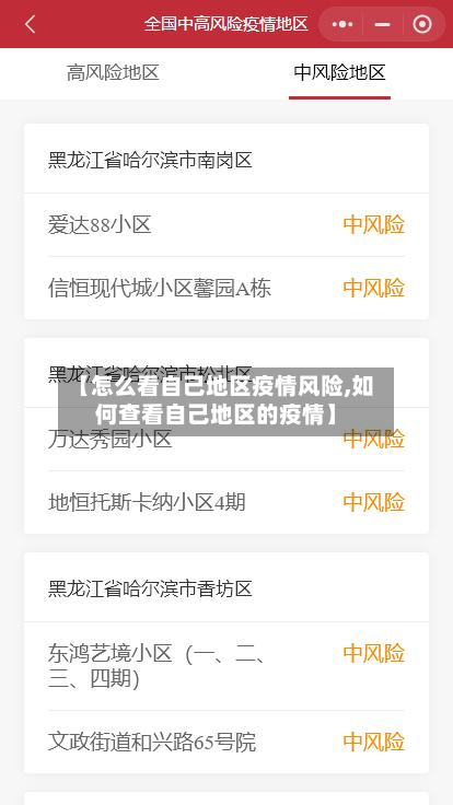 【怎么看自己地区疫情风险,如何查看自己地区的疫情】-第2张图片